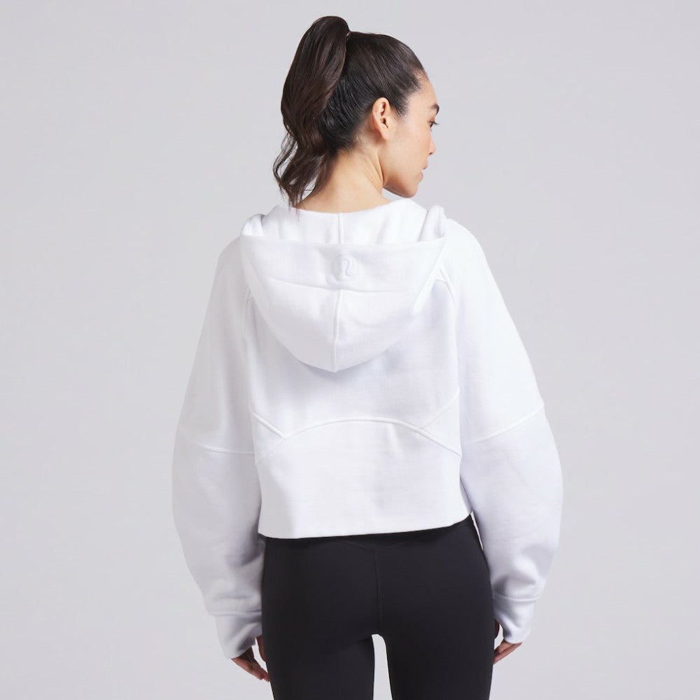 NHL White|White Vancouver Canucks lululemon Women's Scuba Oversized Half-Zip Hoodie