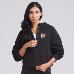 NHL Black|Black Vegas Golden Knights lululemon Women's Scuba Oversized Half-Zip Hoodie