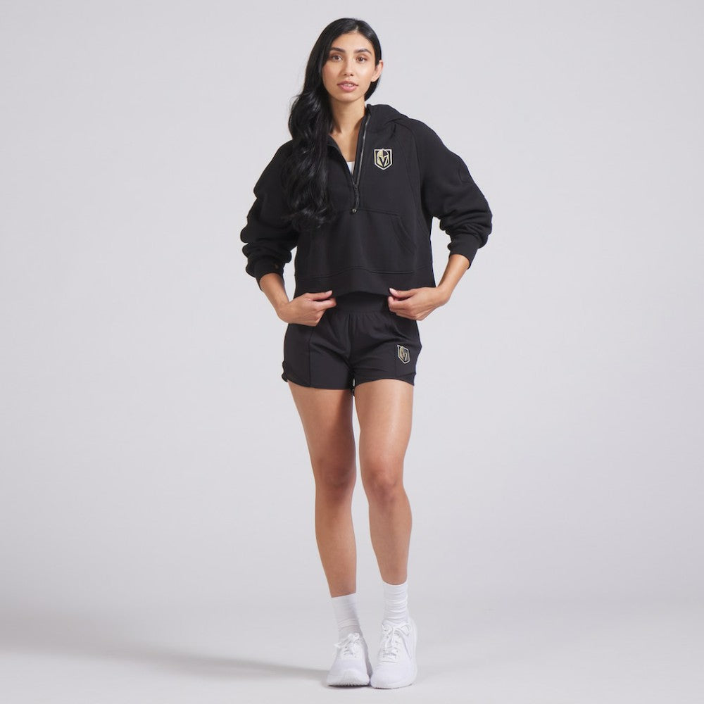 NHL Black|Black Vegas Golden Knights lululemon Women's Scuba Oversized Half-Zip Hoodie