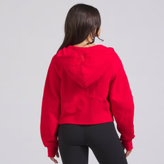 NHL True Red|True Red New York Rangers lululemon Women's Scuba Oversized Half-Zip Hoodie