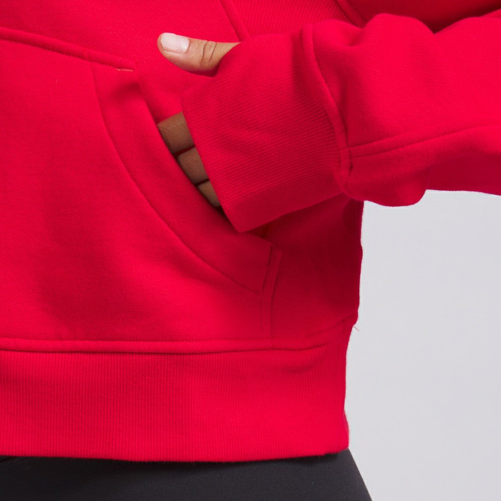 NHL True Red|True Red New York Rangers lululemon Women's Scuba Oversized Half-Zip Hoodie