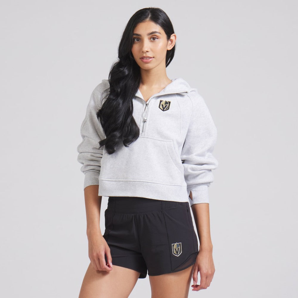 NHL Heathered Core Ultra Light Grey|Heathered Core Ultra Light Grey Vegas Golden Knights lululemon Women's Scuba Oversized Half-Zip Hoodie