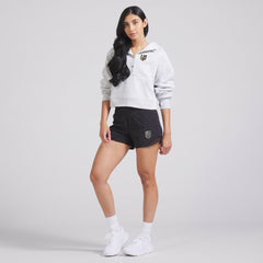 NHL Heathered Core Ultra Light Grey|Heathered Core Ultra Light Grey Vegas Golden Knights lululemon Women's Scuba Oversized Half-Zip Hoodie