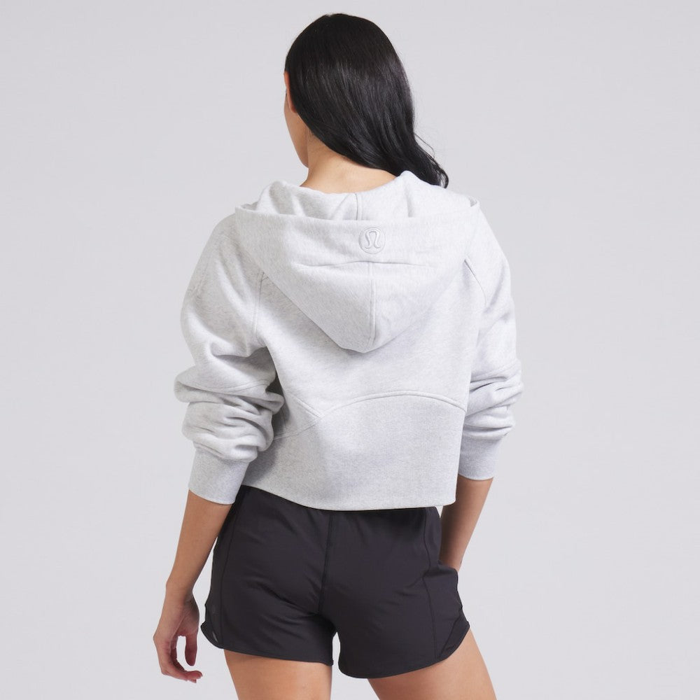 NHL Heathered Core Ultra Light Grey|Heathered Core Ultra Light Grey Vegas Golden Knights lululemon Women's Scuba Oversized Half-Zip Hoodie