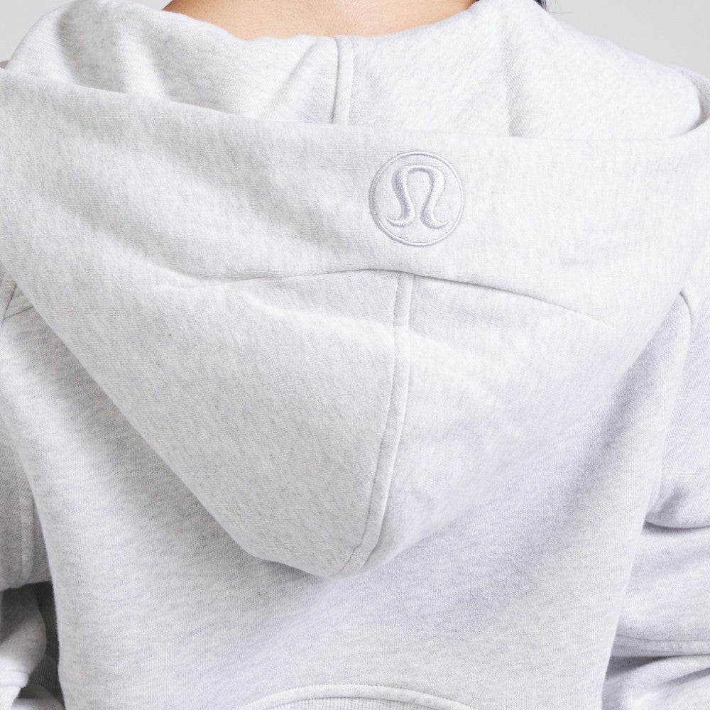 NHL Heathered Core Ultra Light Grey|Heathered Core Ultra Light Grey Vegas Golden Knights lululemon Women's Scuba Oversized Half-Zip Hoodie