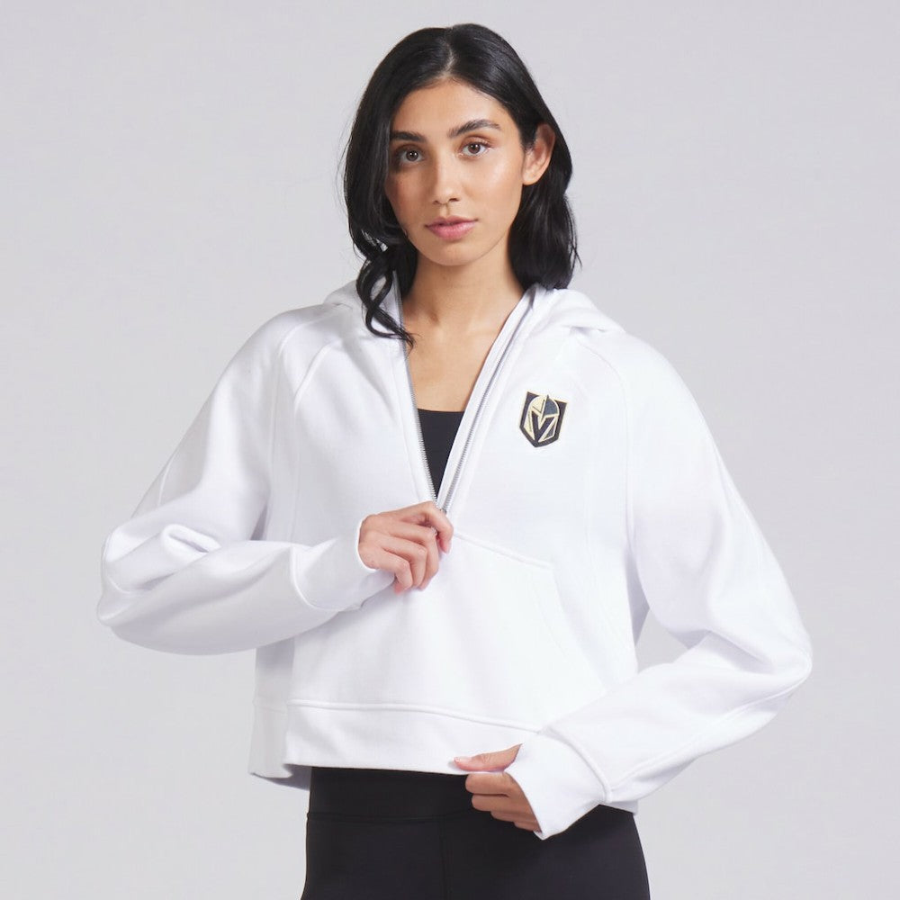 NHL White|White Vegas Golden Knights lululemon Women's Scuba Oversized Half-Zip Hoodie