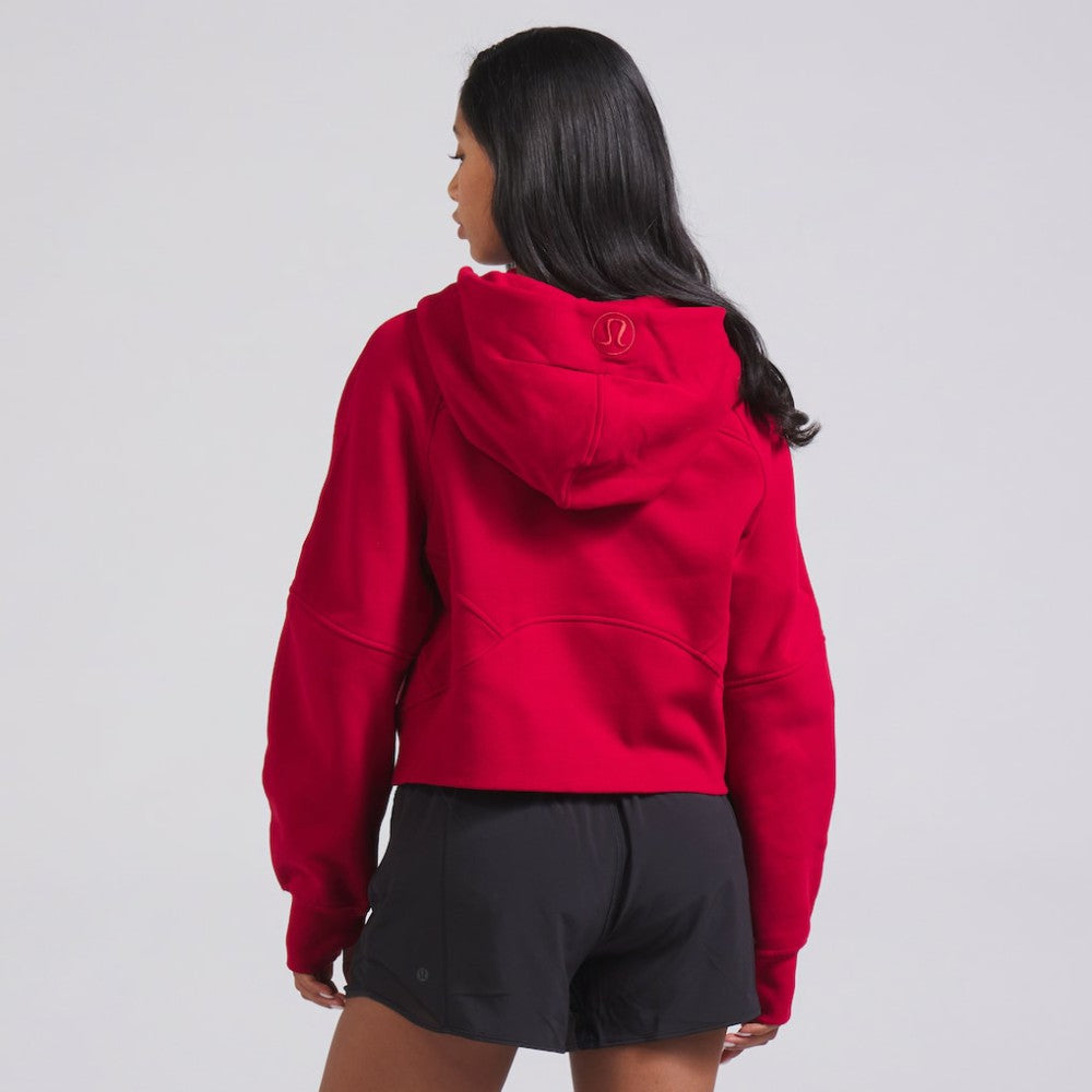 NHL True Red|True Red Montreal Canadiens lululemon Women's Scuba Oversized Half-Zip Hoodie