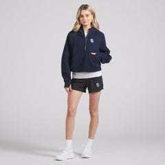 NHL True Navy|True Navy Seattle Kraken lululemon Women's Scuba Oversized Half-Zip Hoodie