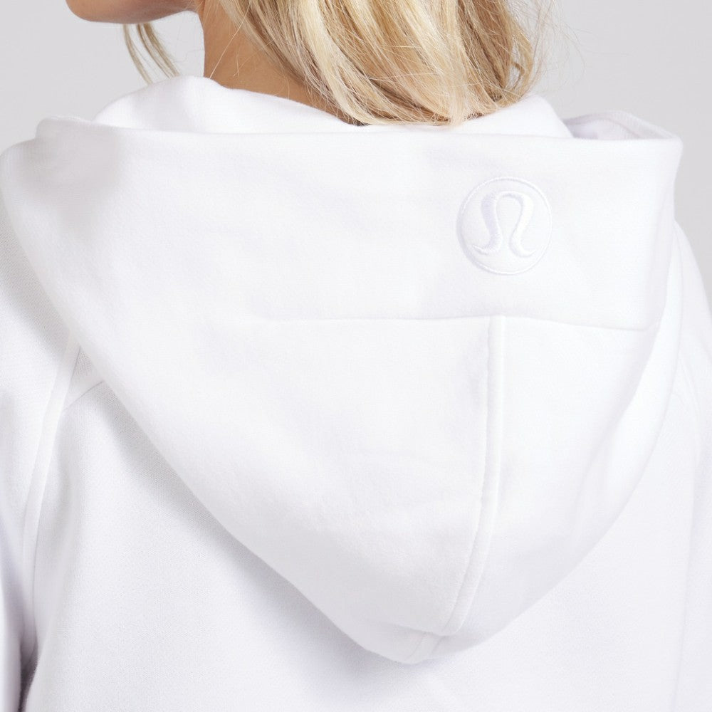 NHL White|White Seattle Kraken lululemon Women's Scuba Oversized Half-Zip Hoodie