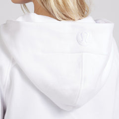 NHL White|White Seattle Kraken lululemon Women's Scuba Oversized Half-Zip Hoodie