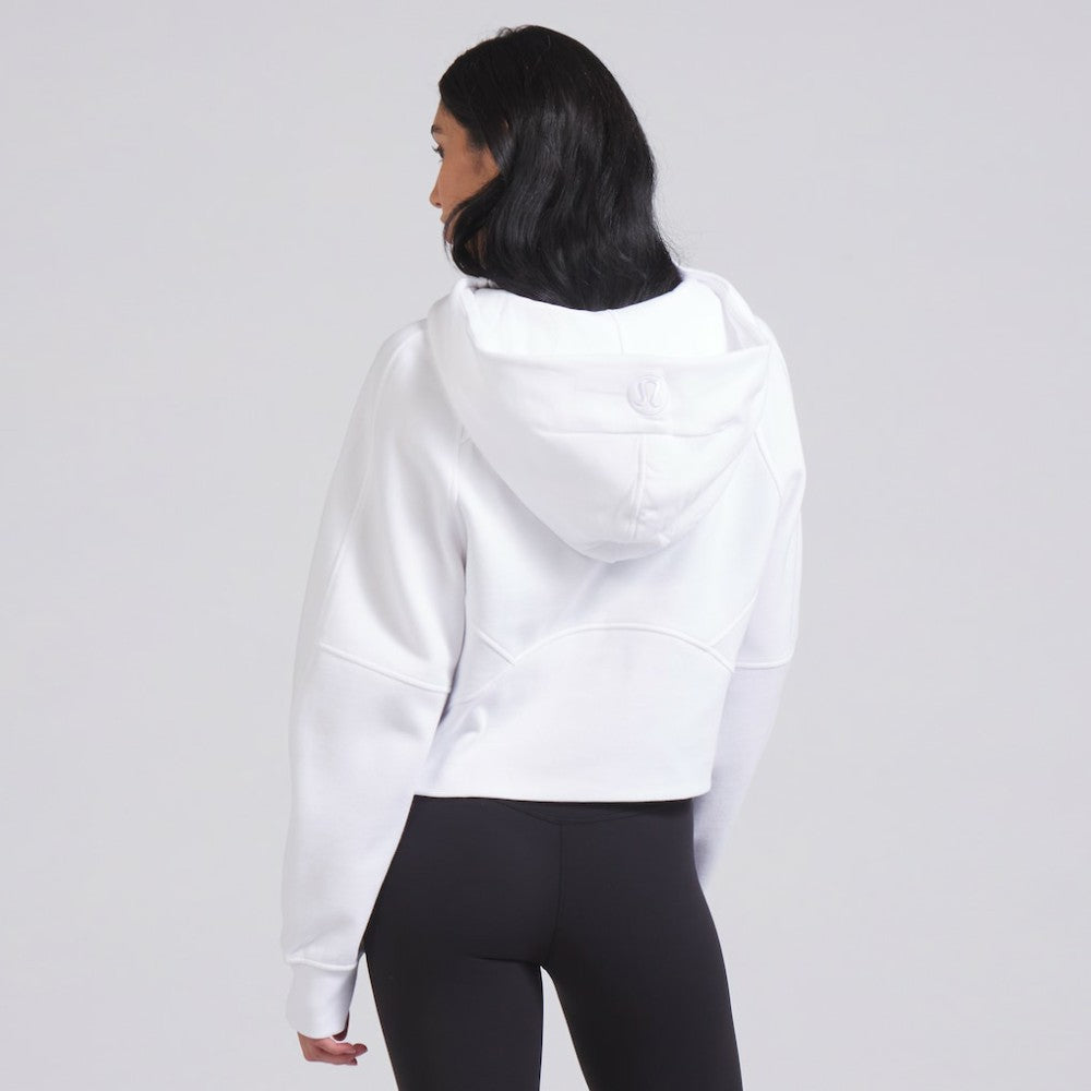 NHL White|White Toronto Maple Leafs lululemon Women's Scuba Oversized Half-Zip Hoodie