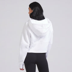 NHL White|White Toronto Maple Leafs lululemon Women's Scuba Oversized Half-Zip Hoodie