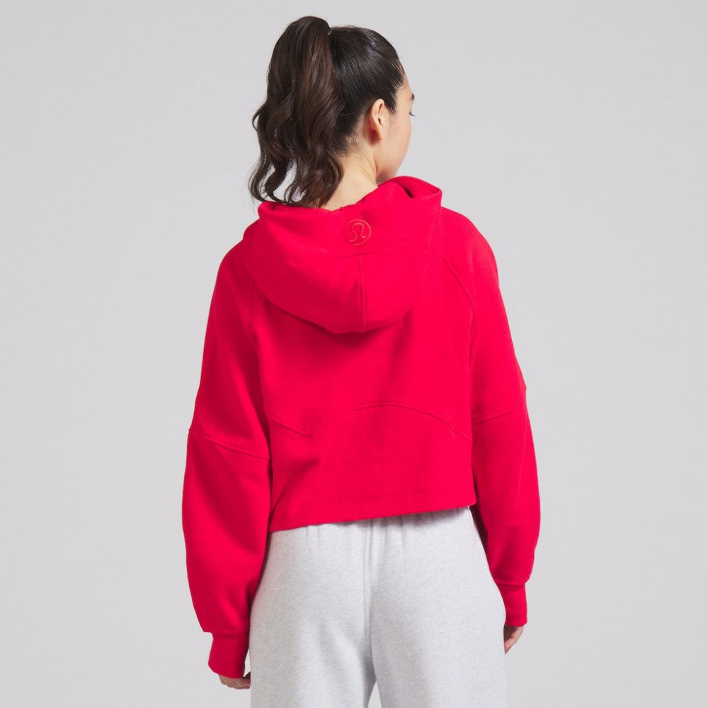 NHL True Red|True Red Detroit Red Wings lululemon Women's Scuba Oversized Half-Zip Hoodie