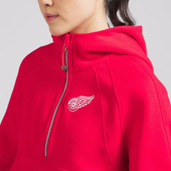 NHL True Red|True Red Detroit Red Wings lululemon Women's Scuba Oversized Half-Zip Hoodie