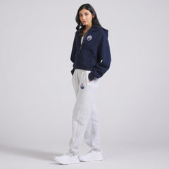 NHL True Navy|True Navy Edmonton Oilers lululemon Women's Scuba Oversized Half-Zip Hoodie