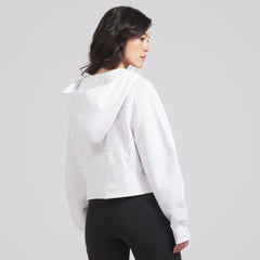 NHL White|White Detroit Red Wings lululemon Women's Scuba Oversized Half-Zip Hoodie