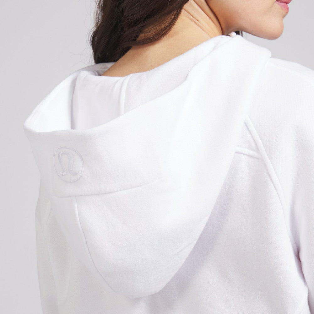 NHL White|White Detroit Red Wings lululemon Women's Scuba Oversized Half-Zip Hoodie