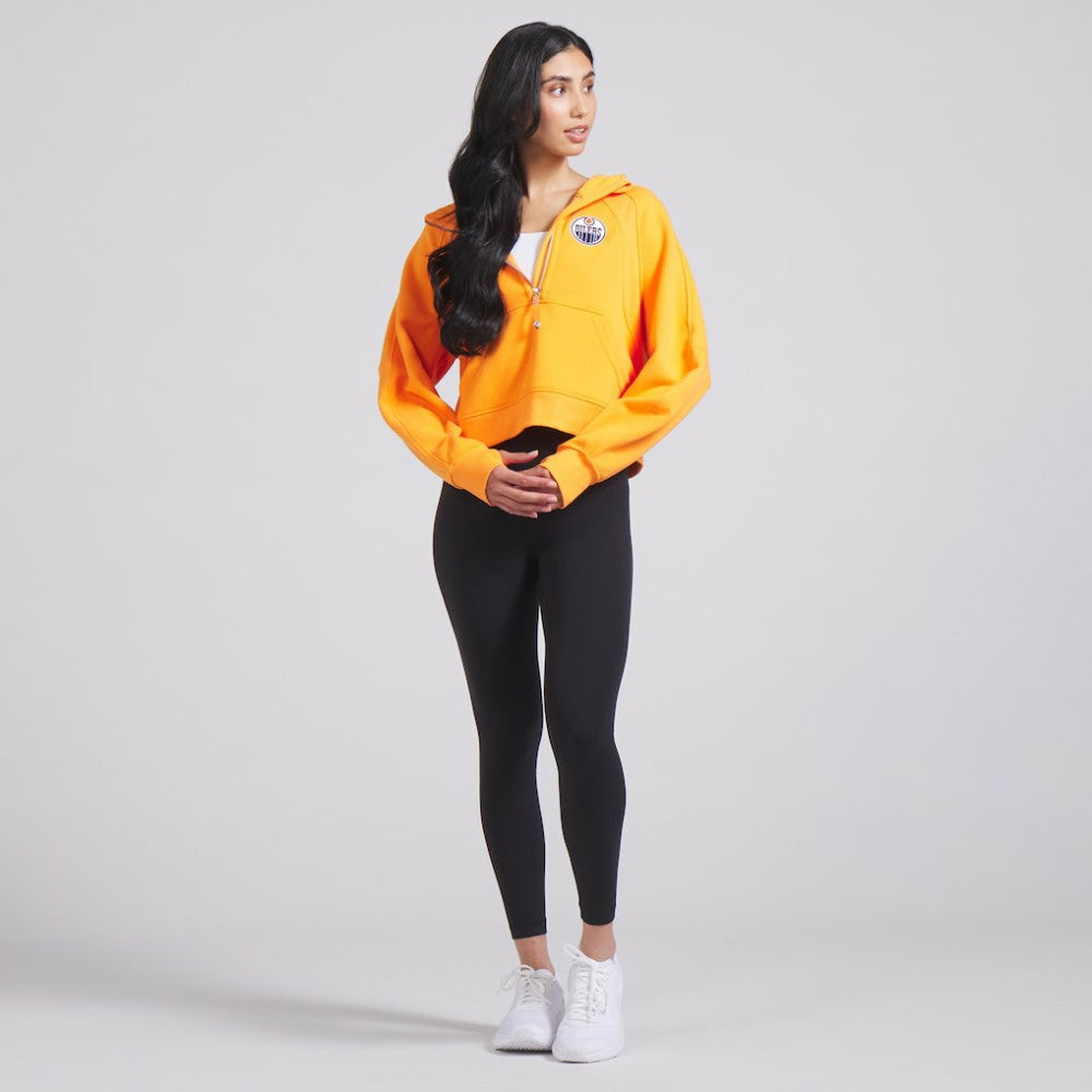 NHL Tiger|Tiger Edmonton Oilers lululemon Women's Scuba Oversized Half-Zip Hoodie