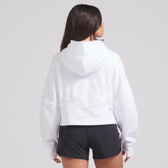 NHL White|White Edmonton Oilers lululemon Women's Scuba Oversized Half-Zip Hoodie