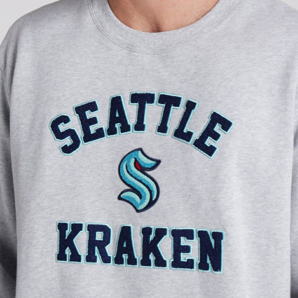 NHL Heathered Core Ultra Light Grey|Heathered Core Ultra Light Grey Seattle Kraken lululemon Steady State Crew