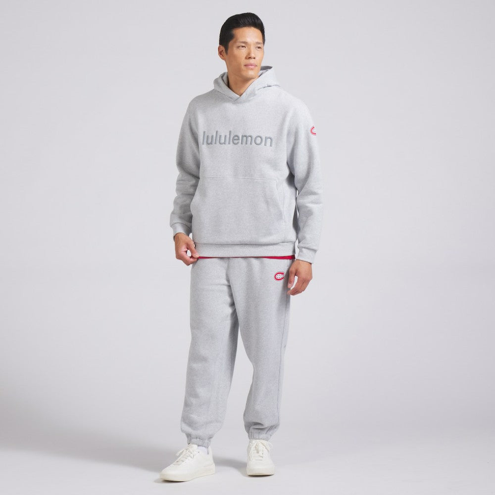 NHL Heathered Silver Drop|Heathered Silver Drop Montreal Canadiens lululemon Steady State Pullover Hoodie