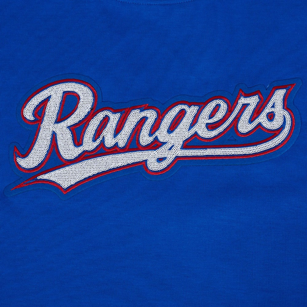 MLB Texas Rangers Pro Standard Women's Game Day Classics Crewneck Pullover Sweatshirt