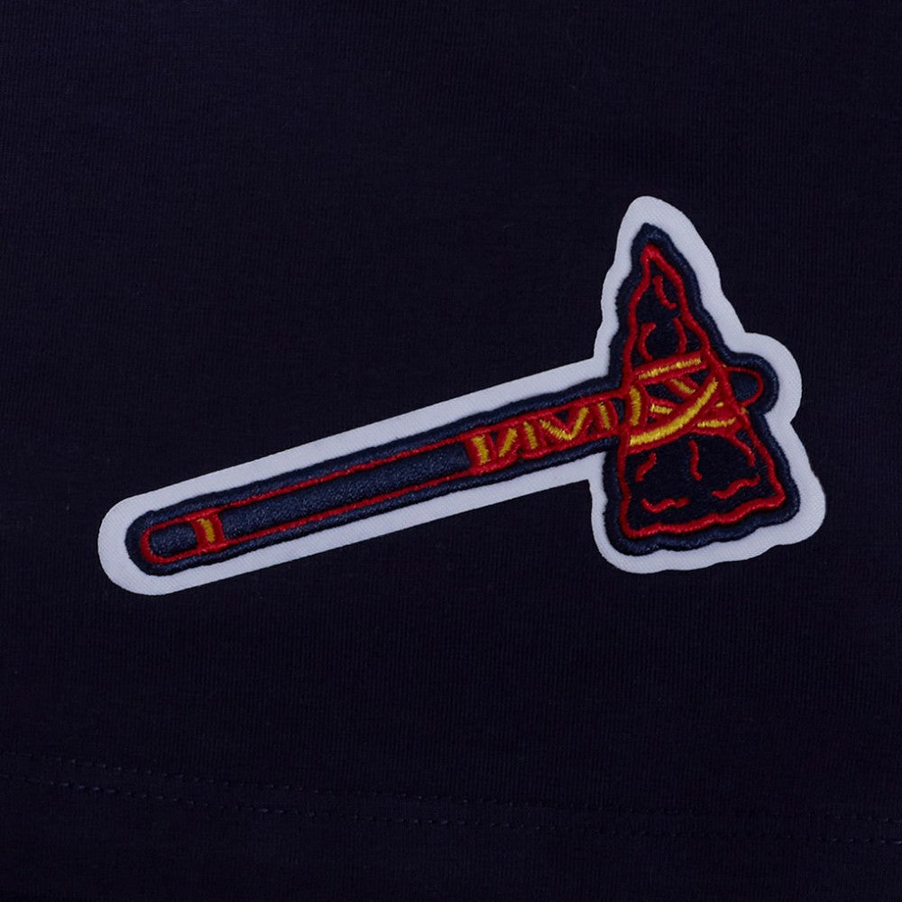 MLB Atlanta Braves Pro Standard Women's Game Day Classics Baby Doll Cropped T-Shirt