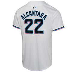 MLB Sandy Alcantara Miami Marlins Nike Youth Home Game Player Jersey
