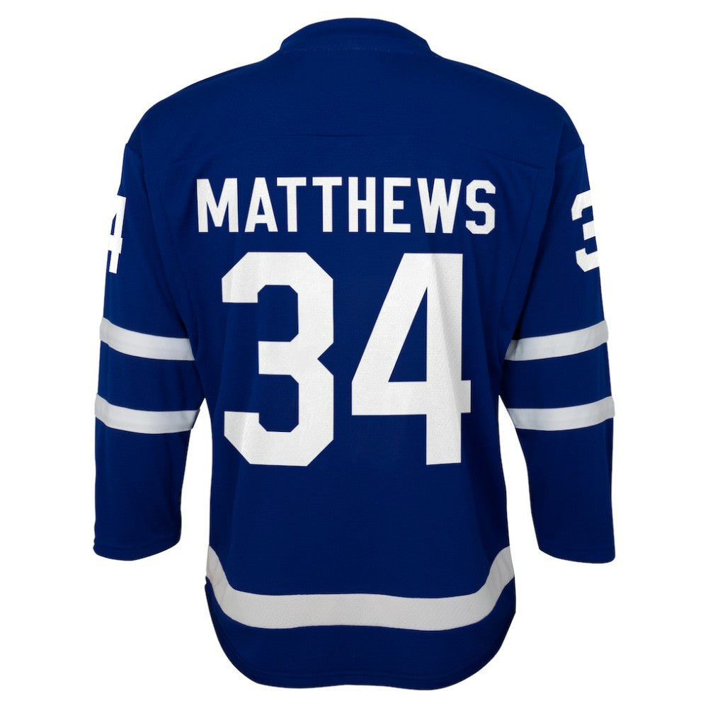 NHL Blue Auston Matthews Toronto Maple Leafs Youth Home Replica Player Jersey