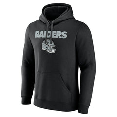 Brock Bowers  Name & Number Team Wordmark Pullover Hoodie - Las Vegas Raiders