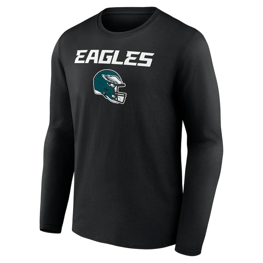 Saquon Barkley  Name & Number Team Wordmark Long Sleeve T-Shirt - Philadelphia Eagles
