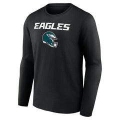 Saquon Barkley  Name & Number Team Wordmark Long Sleeve T-Shirt - Philadelphia Eagles