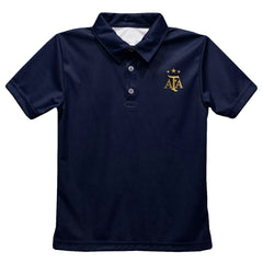 Argentina National Team Vive La Fete Youth Solid Polo -  Navy