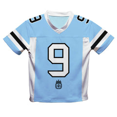 Julián Álvarez Argentina National Team Vive La Fete Football Jersey -  Light Blue
