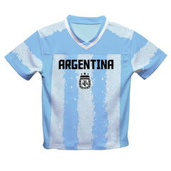 Julián Álvarez Argentina National Team Vive La Fete Football Jersey -  Light Blue
