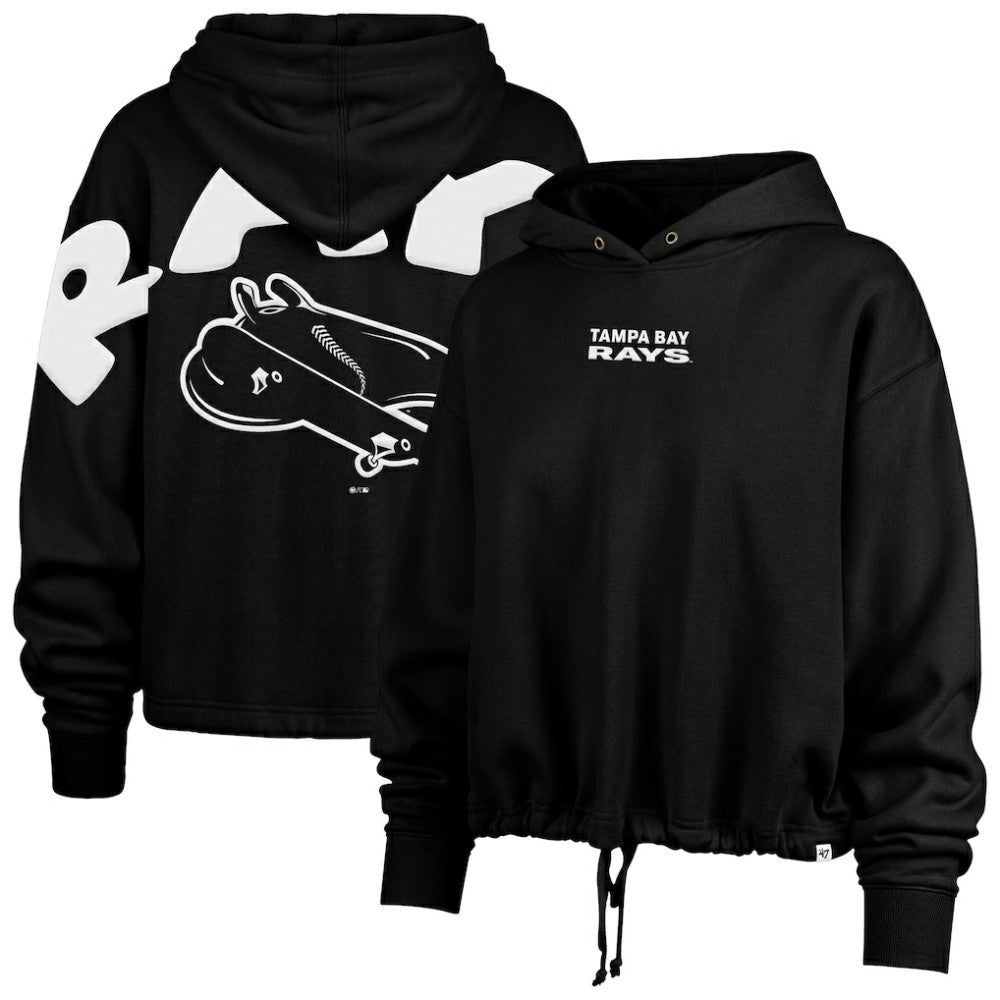 MLB Tampa Bay Rays '47 Women's City Connect Venice Cropped Pullover Hoodie
