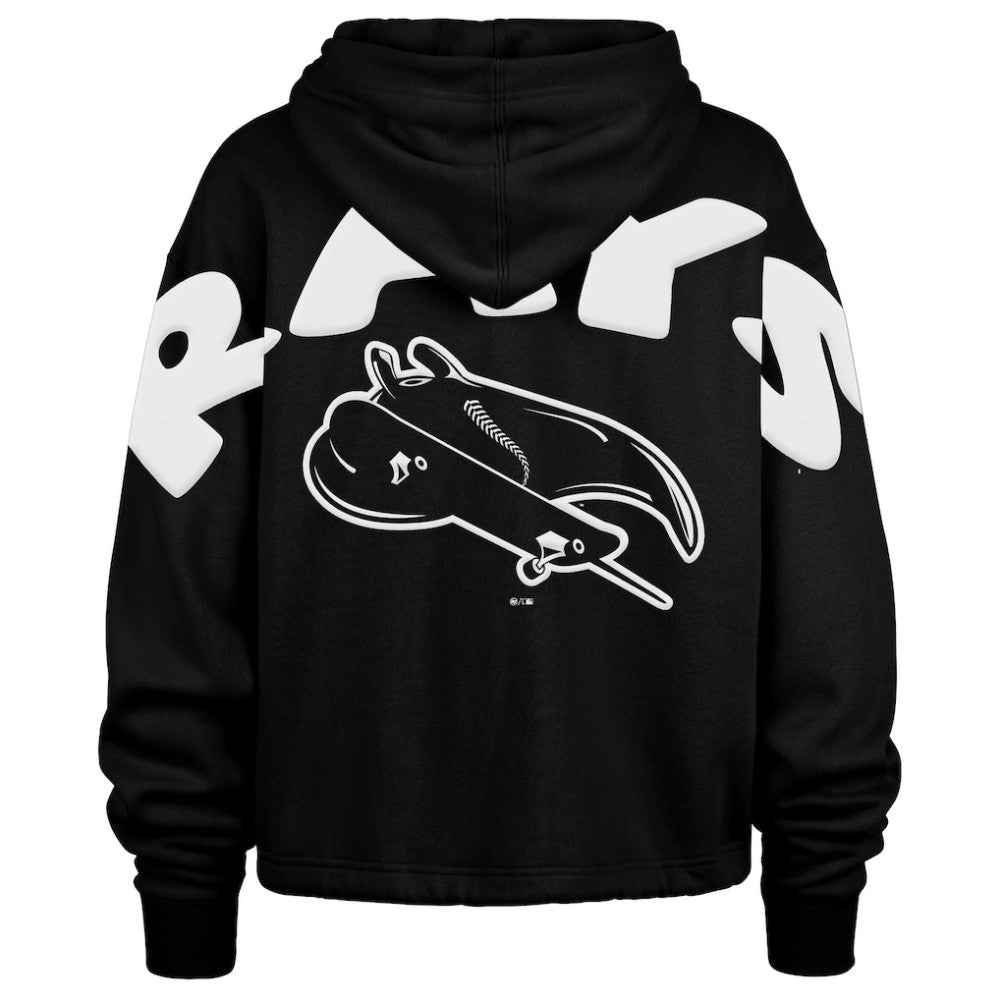 MLB Tampa Bay Rays '47 Women's City Connect Venice Cropped Pullover Hoodie
