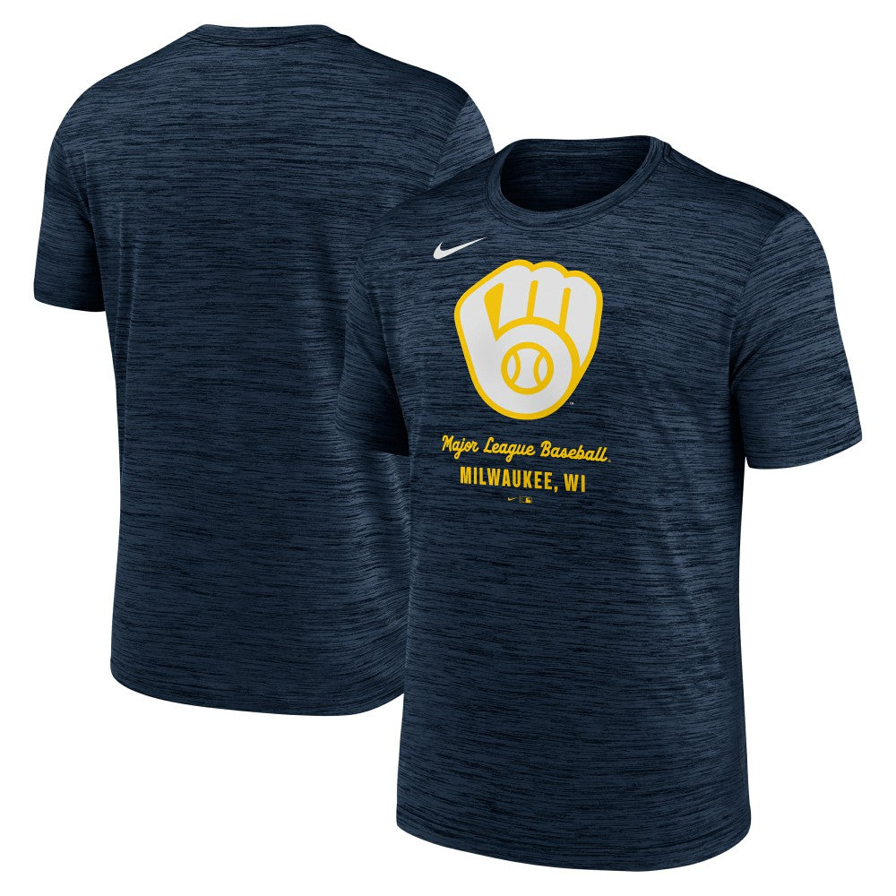 MLB Milwaukee Brewers Nike Velocity Dri-FIT T-Shirt