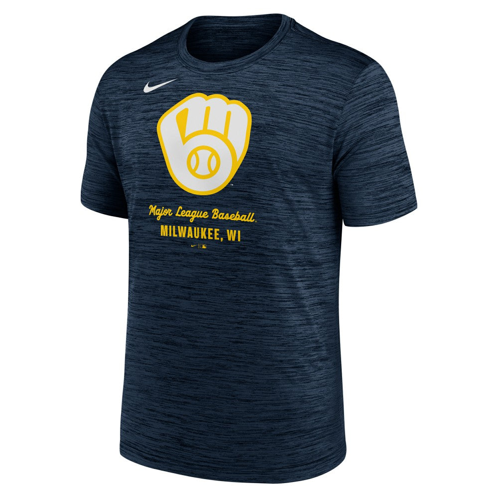 MLB Milwaukee Brewers Nike Velocity Dri-FIT T-Shirt
