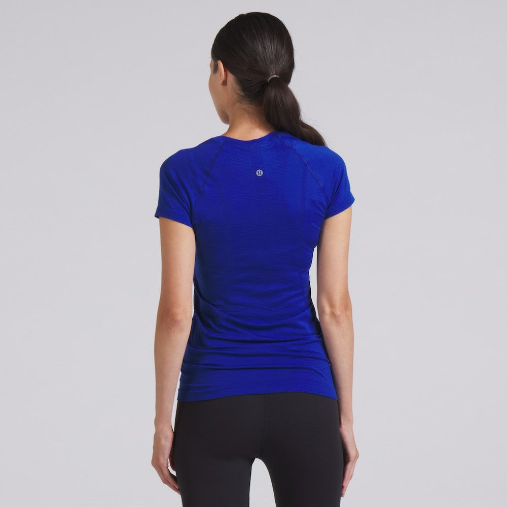 NHL College Cobalt|College Cobalt New York Rangers lululemon Women's Swiftly Tech Short-Sleeve Shirt 2.0