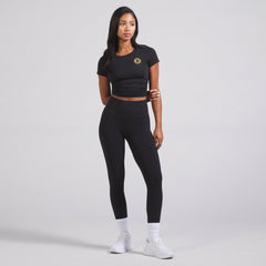 NHL Black|Black Boston Bruins lululemon Women's Swiftly Tech Short-Sleeve Shirt 2.0