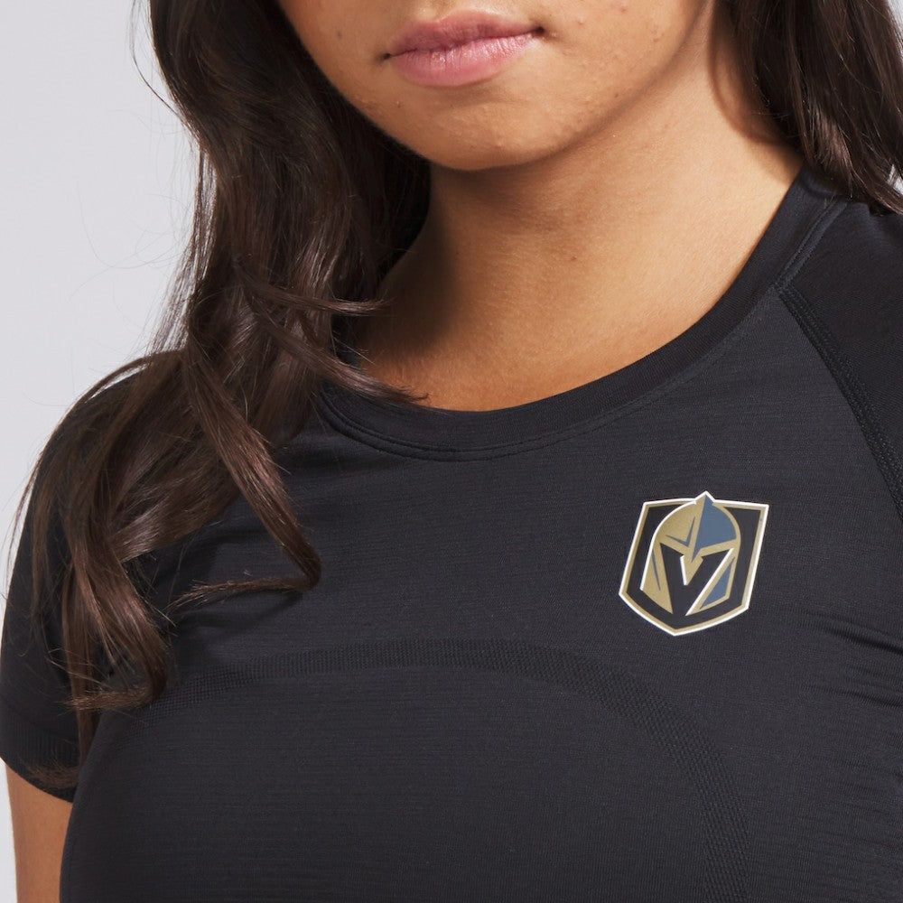 NHL Black|Black Vegas Golden Knights lululemon Women's Swiftly Tech Short-Sleeve Shirt 2.0