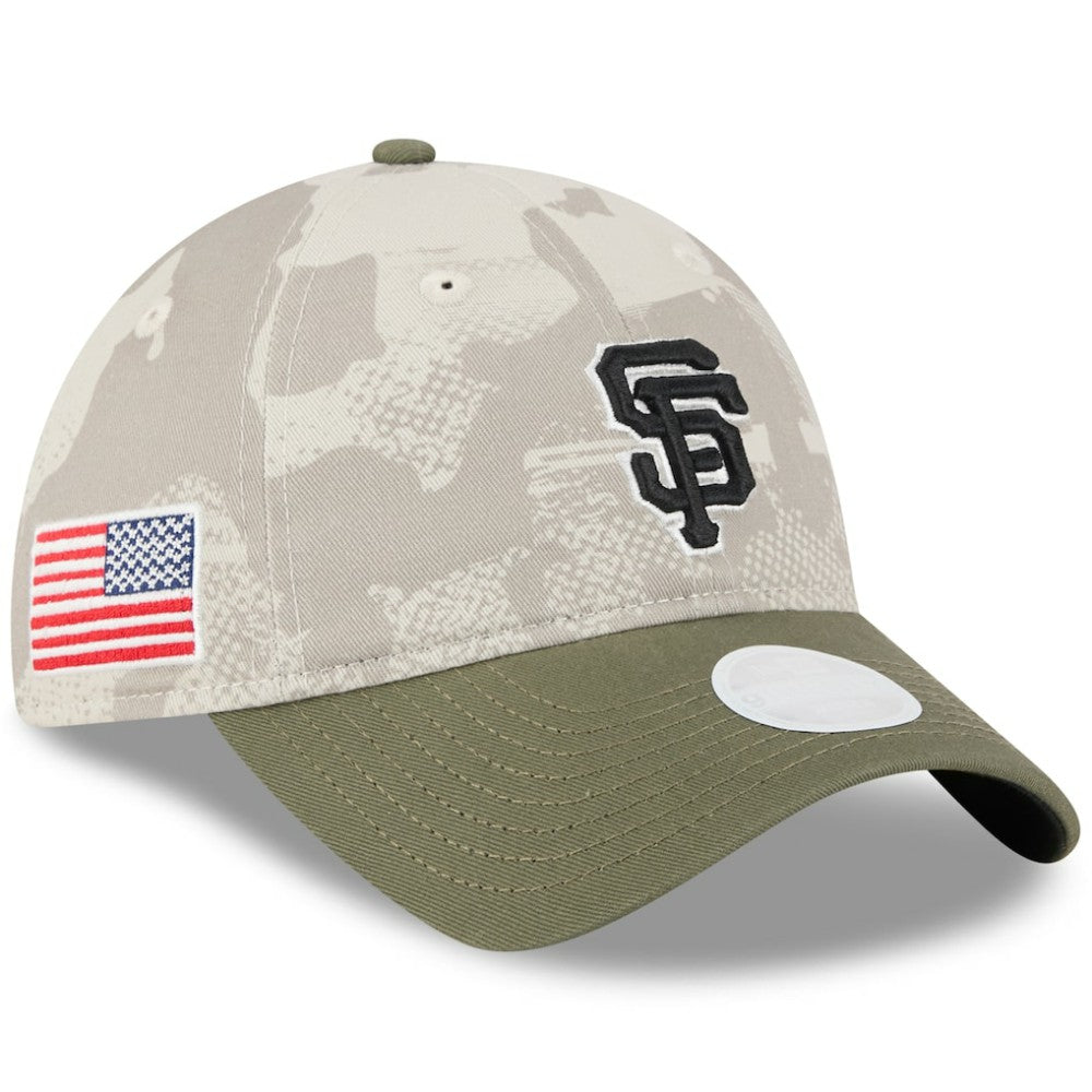 MLB San Francisco Giants New Era Women's 2025 Armed Forces Day 9TWENTY Adjustable Hat