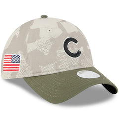 MLB Chicago Cubs New Era Women's 2025 Armed Forces Day 9TWENTY Adjustable Hat