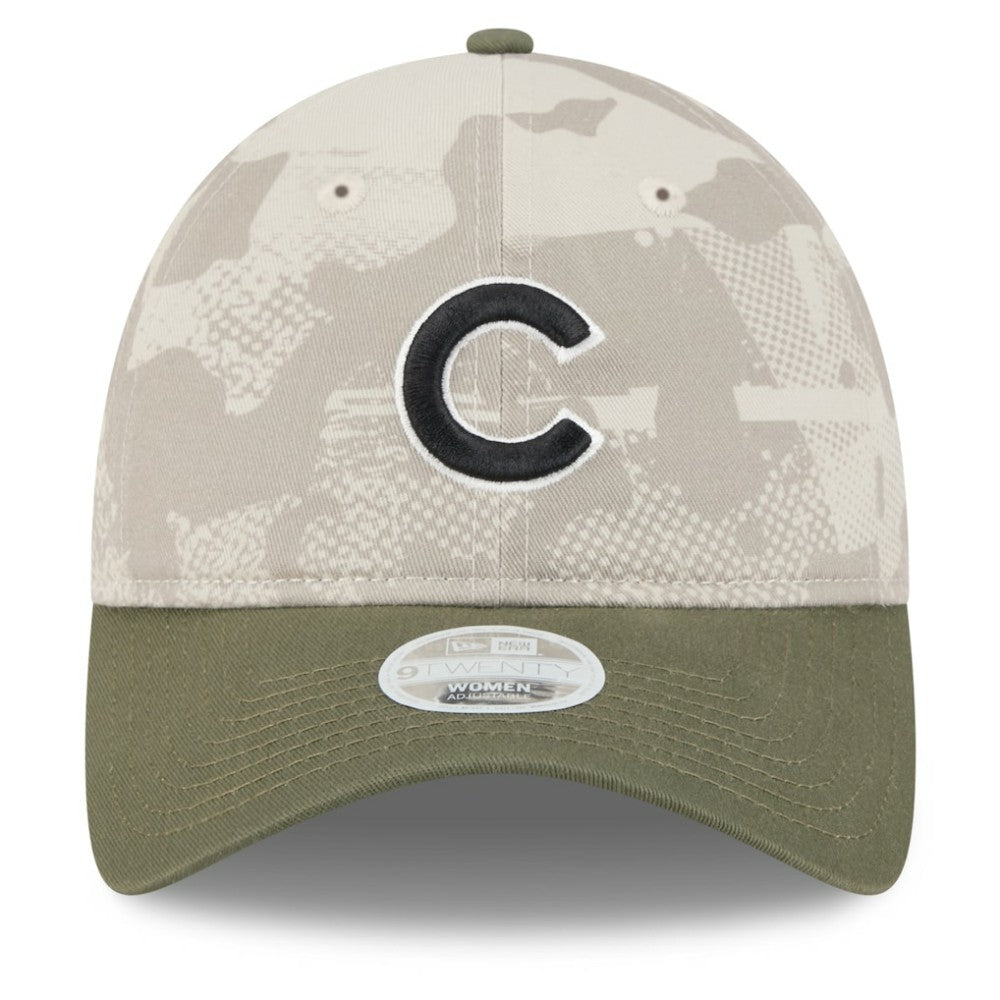 MLB Chicago Cubs New Era Women's 2025 Armed Forces Day 9TWENTY Adjustable Hat
