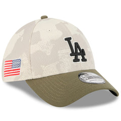 MLB Los Angeles Dodgers New Era 2025 Armed Forces Day 39THIRTY Flex Hat