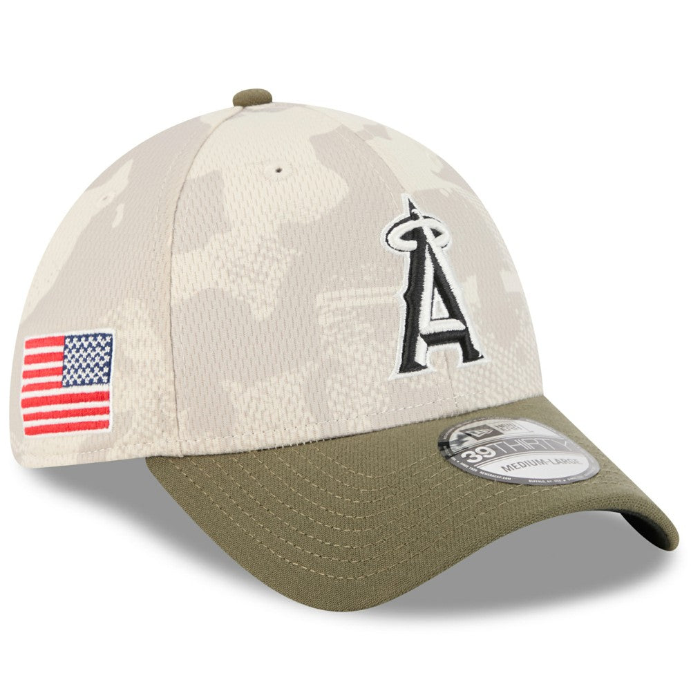 MLB Los Angeles Angels New Era 2025 Armed Forces Day 39THIRTY Flex Hat