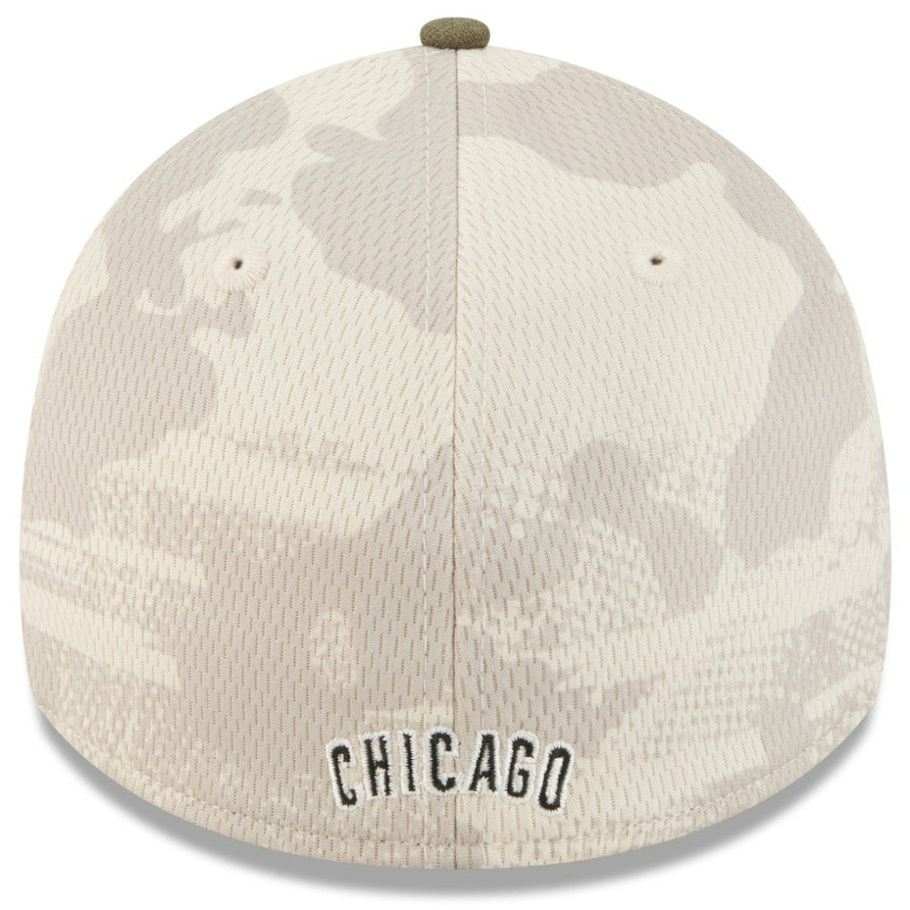 MLB Chicago Cubs New Era 2025 Armed Forces Day 39THIRTY Flex Hat