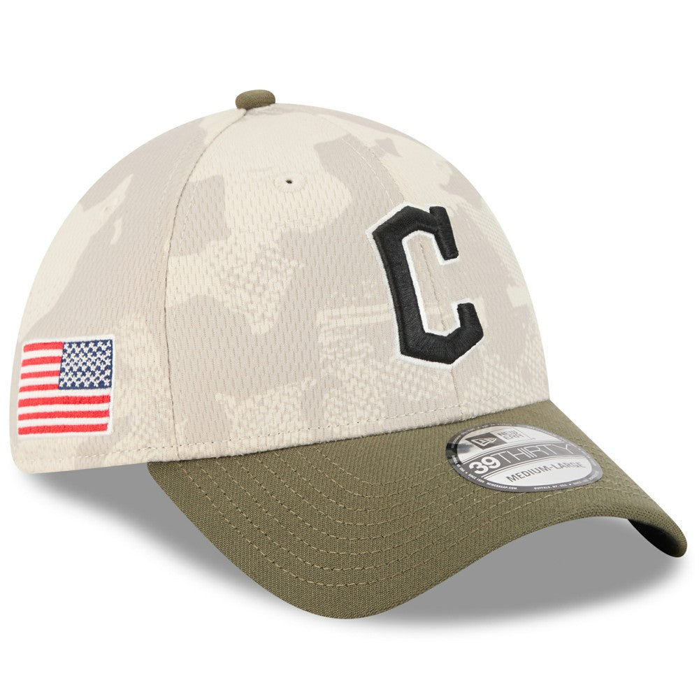 MLB Cleveland Guardians New Era 2025 Armed Forces Day 39THIRTY Flex Hat