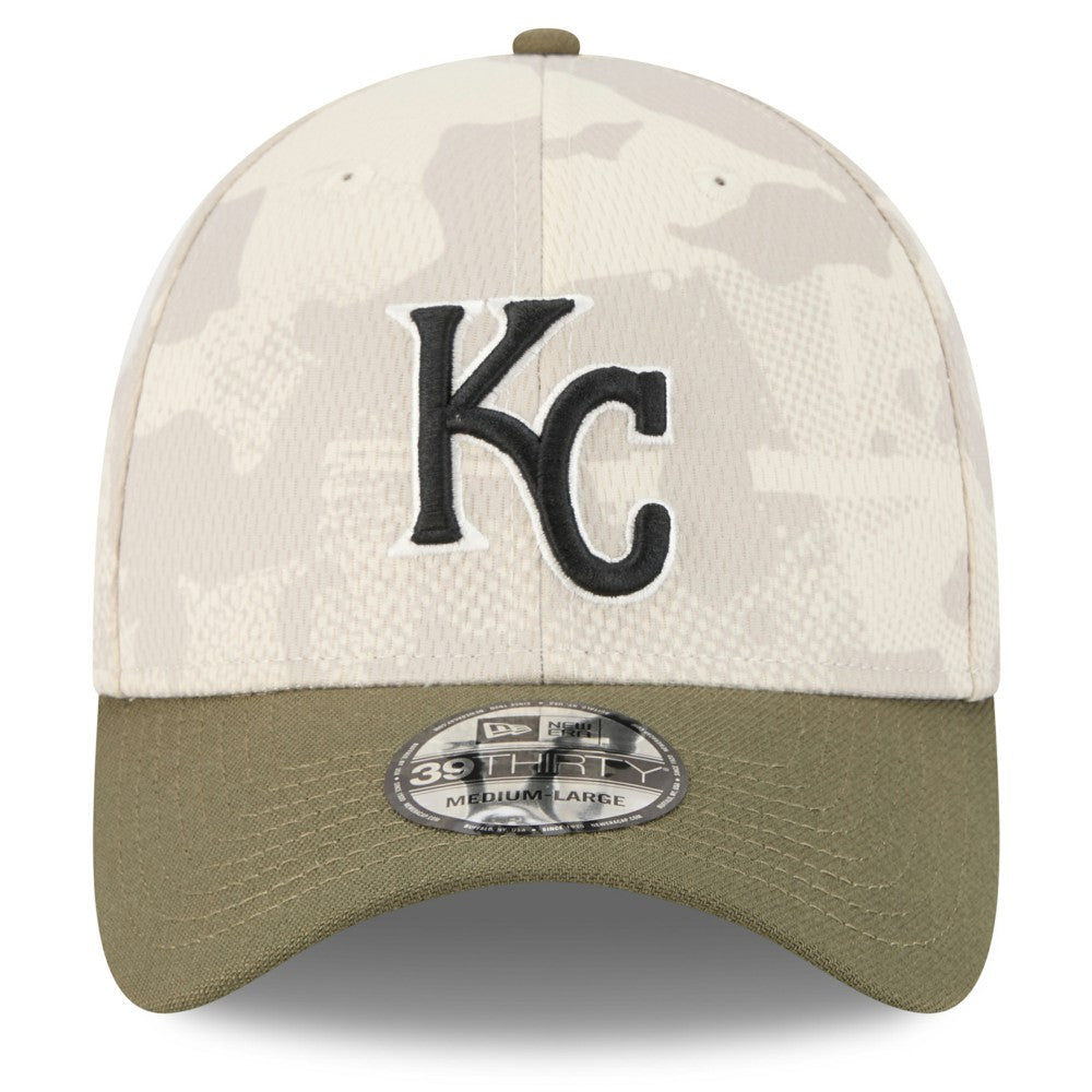 MLB Kansas City Royals New Era 2025 Armed Forces Day 39THIRTY Flex Hat